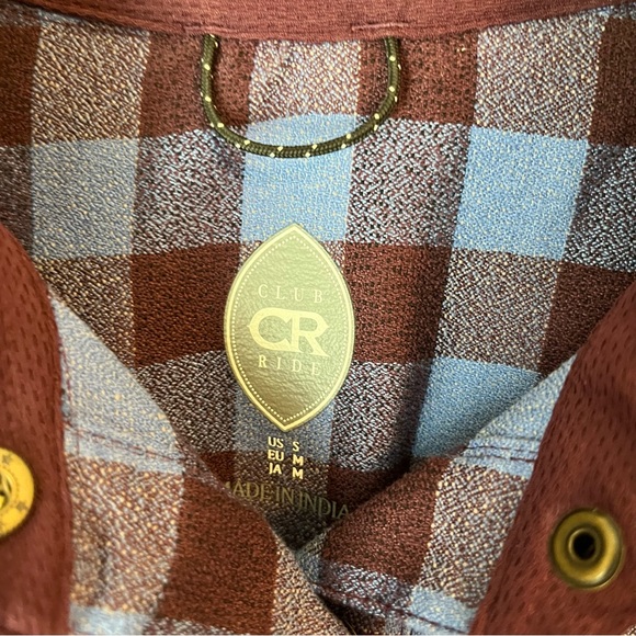 Club Ride Liv’n Flannel Top Button Down Shirt Mountain Biking MTB Cycling - Picture 5 of 8